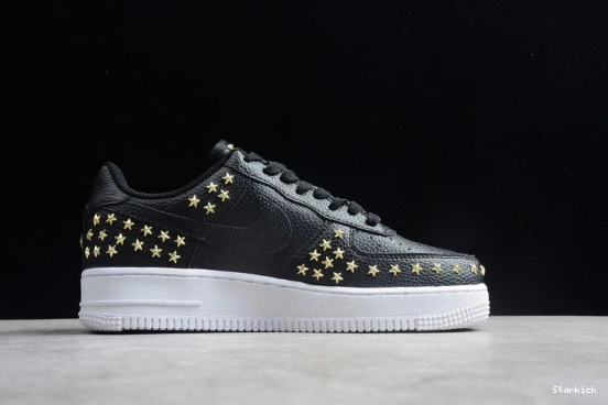 LOW STARS AIR BLACK AR0639-001 FORCE 1 NIKE 1119